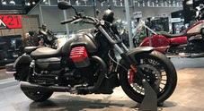 Moto Guzzi Audace Carbon, il “carattere essenziale” di Mandello spopola all'Intermot