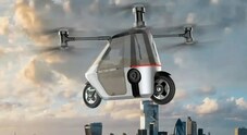 Skyrider X1, al via test in volo per la prima moto-drone a guida autonoma. Velocità max in aria di 100 km/h e autonomia di 40 minuti