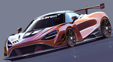 McLaren 720S GT3, su Instagram svelata il futuro “missile” da corsa: in pista dalla stagione 2019