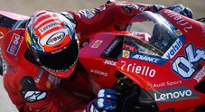 GP Spagna, doppietta Ducati nelle seconde libere. Petrucci davanti a Dovizioso. Valentino 14°