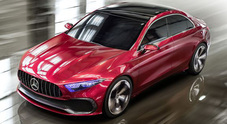 Look essenziale per la Concept A Sedan, il manifesto del nuovo stile Mercedes