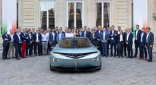 Lancia torna nel Benelux dal 2024. Presentato a Bruxelles nuovo modello di concept car elettrica