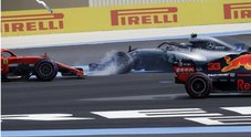 GP Francia, Vettel: «Errore mio, penalità giusta. Dispiace per Bottas, ho distrutto la sua gara» GP Francia, Vettel: «Errore mio, penalità giusta. Dispiace per Bottas, ho distrutto la sua gara»
