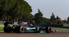 Bottas soffia la pole ad Hamilton nel GP di Imola, delude la Ferrari, settima e staccata con Leclerc