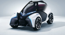 Toyota i-Trill, concept elettrico a tre ruote per gli spostamenti urbani del futuro