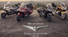 Honda Gold Wing, il lusso su due ruote compie 50 anni. Tra comfort e tecnologia si rinnova ancora nelle “50° Anniversario”