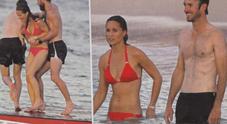Pippa Middleton, sirenetta ai Caraibi: sexy bikini rosso e giochi hot con  l'ex -Guarda