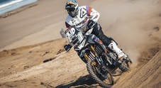 Africa Eco Race 2025, l'Aprilia Tuareg Racing di Cerutti al comando nella prima tappa