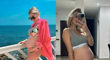 Alessia Marcuzzi in versione cozy, rilancia gli scaldamuscoli anni Ottanta