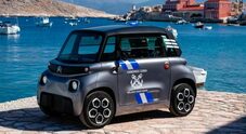 Citroën Ami, alla Polizia greca la 'volante' elettrica. Sull'isola di Chalki, “laboratorio” europeo per la mobilità