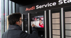 Audi Service Station, il tagliando dell'auto si fa anche in aeroporto. Debutto italiano al Marconi di Bologna