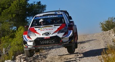 Rally di Catalogna, la Hyundai di Neuville al comando. Tanak (Toyota) ad un passo dal mondiale