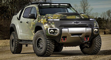 Chevrolet Colorado ZH2 Concept, GM testa il nuovo 4x4 per la Us Army a idrogeno