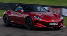 MG Cyberster, il primo assaggio sullo storico tracciato di Goodwood della scoperta elettrica