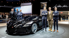Bugatti Voiture Noire: a Ginevra una splendida follia da 11 milioni di dollari