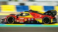 24 Ore di Le Mans: Fuoco porta in testa la Ferrari nelle terze prove libere