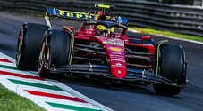 Monza, la Ferrari ipoteca la pole: entrambe le Red Bull penalizzate