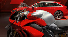 Ducati, a Francoforte nello stand Audi riflettori puntati sulla Panigale V4 R: la più potente di sempre