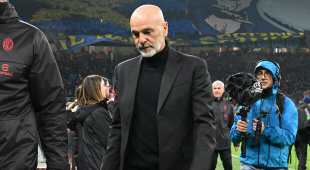 L'allenatore del Milan, Stefano Pioli
