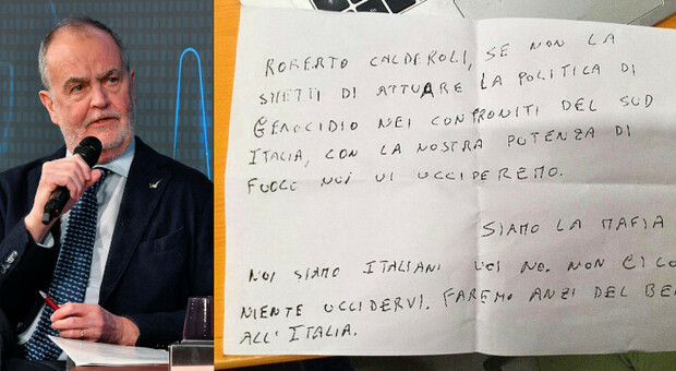 Autonomia delle regioni, minacce di morte al ministro Roberto Calderoli: «Genocidio del Sud Italia, ti uccideremo»