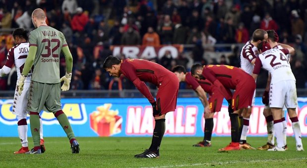 Roma-Torino 1-2: non basta Schick. La sfortuna e Milinkovic frenano i giallorossi