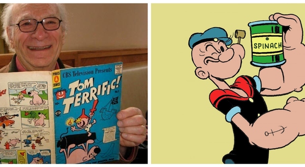 Cartoni animati, morto Gene Deitch, il “papà” di Braccio di Ferro e Tom & Jerry