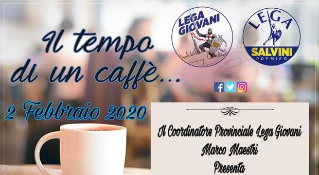 "Il tempo di un caffè", la Lega di Latina lancia un format per incontrare i cittadini