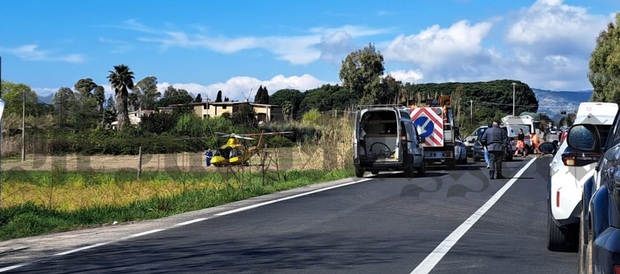 Fondi, incidente tra ciclisti sulla Flacca: grave un anziano di Terracina