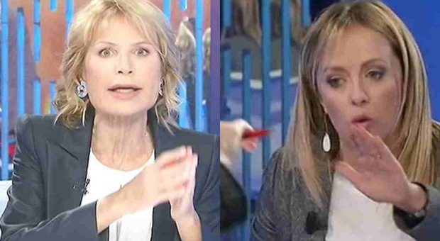 Lilli Gruber e Giorgia Meloni, scontro in tv: «Non facciamo il solito siparietto, le faccio togliere l'audio»