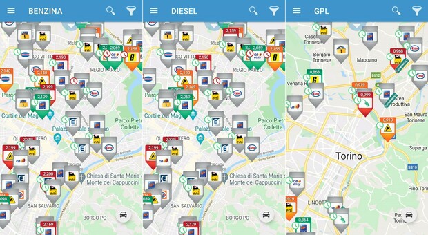 Torino, i prezzi di benzina, diesel e gpl: ecco i distributori dove costa meno