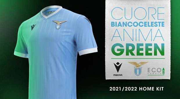 Lazio, ecco la nuova prima maglia della stagione 2021-22: sarà una divisa “green” FOTO E VIDEO