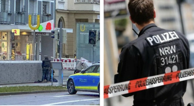 Ostaggi in farmacia, paura in Germania. Un testimone: «Agenti di polizia armati fino ai denti»