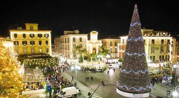 Piazza Tasso Sorrento a Natale