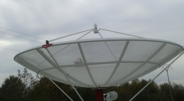 Il radiotelescopio dell'osservatorio astronomico di Sant'Apollinare a Rovigo