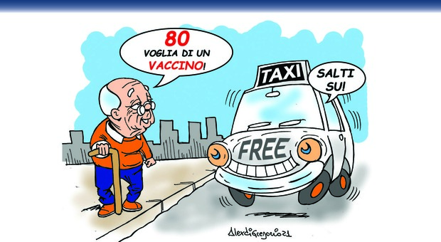Taxi gratis a Napoli per gli over 80 che vanno nei centri vaccinazione