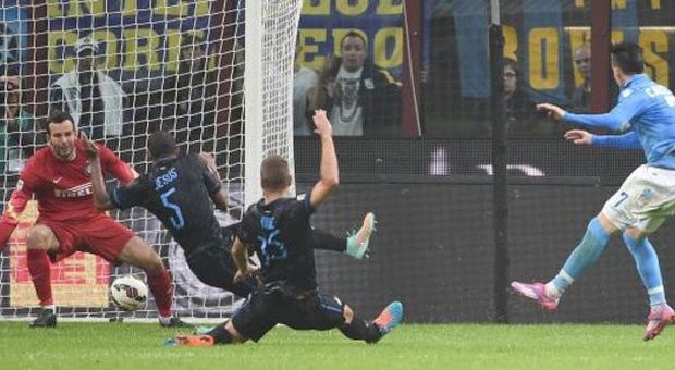 Inter-Napoli, tante emozioni nel secondo tempo: finisce 2-2