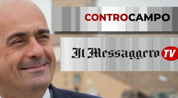Controcampo, oggi il direttore del Messaggero intervista Nicola Zingaretti