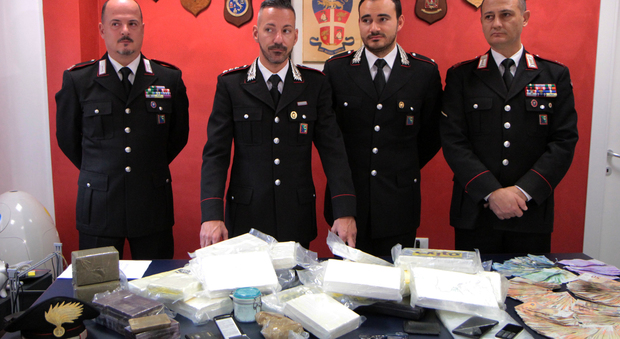 La cocaina sequestrata a Porto Sant'Elpidio