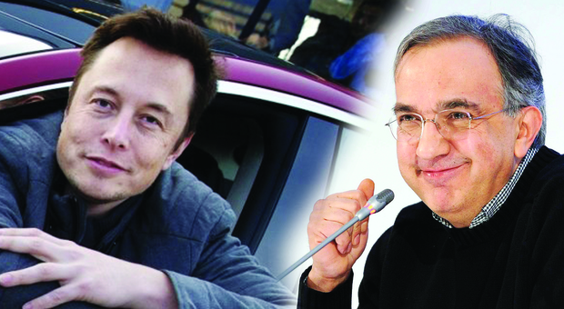 Elon Musk e Sergio Marchionne