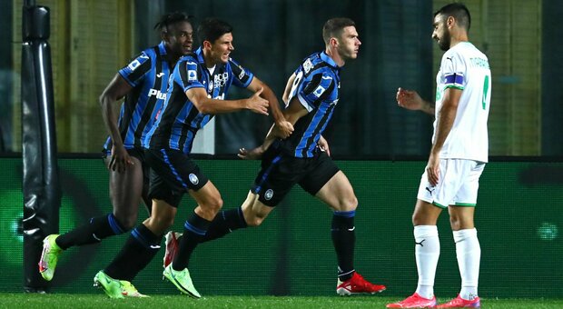 L'Atalanta vince ancora: Sassuolo ko 2-1 con Gosens-Zappacosta