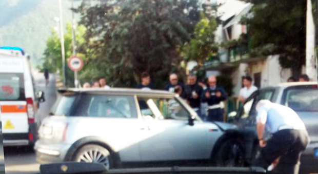 Incidente a Nocera Superiore: lievemente ferito un automobilista