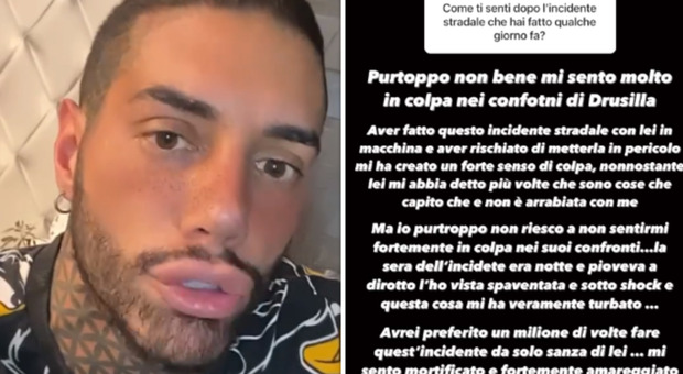 Francesco Chiofalo e l’incidente stradale: «Mi sento in colpa per Drusilla, l’ho messa in pericolo»