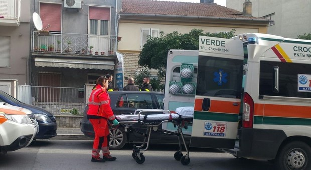 Un'ambulanza della Croce Verde di Civitanova Marche