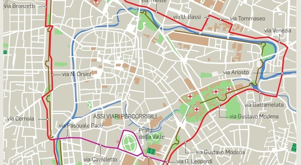 Padova. Ecodomenica, allerta smog e stop al tram