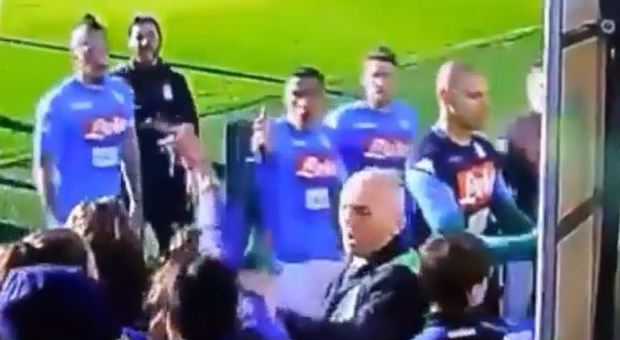 Caos Bergamo, insulti agli azzurri al fischio finale: spunta video inedito
