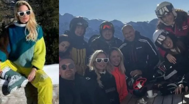 Ilary Blasi presenta Bastian alla famiglia e agli amici: le foto della vacanza in montagna