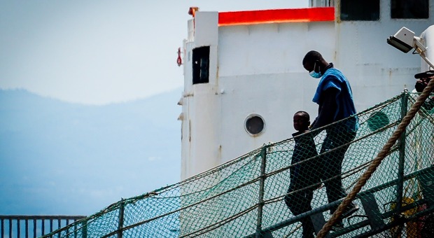 L'arrivo dei migranti
