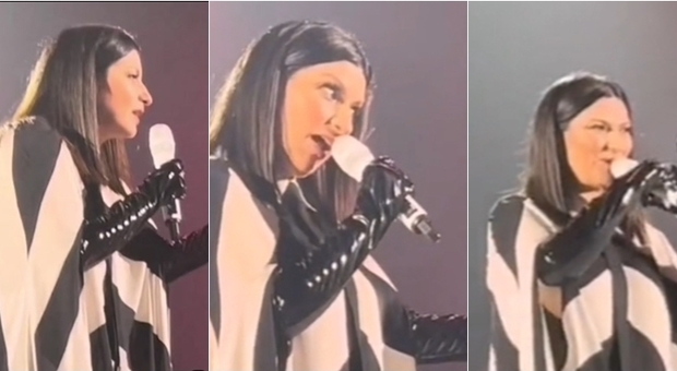 Laura Pausini, lo spettatore si annoia al concerto: la reazione della cantante