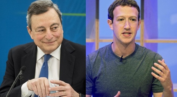 Zuckerberg incontra Draghi a Palazzo Chigi: «Metaverso e investimenti, collaboreremo col governo italiano»