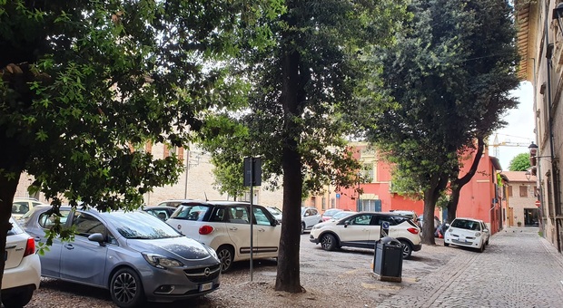 Piazza Marcolini alla vigilia del restyling